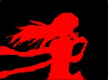 Red anime girl