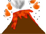 Vulcanul erupe