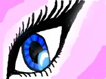 ochi albastru