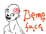 Demon face