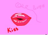 Kiss you , acest desen a fost facut cu intarziere , Happy Valentine\'s day tuturor!