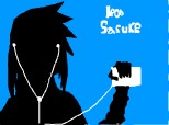 uchiha sasuke ipod