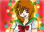 Cute School Anime Girl
