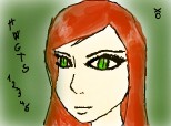 Green eyes:.