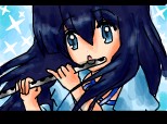 Anime Blue Girl Pentru mery bery ^_ _^