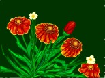 Desen 61871 continuat:flori
