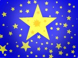 fiecare star naste la randullui alt star, ca si stelele. asta arata steaua cea mare