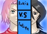 Rukia vs Sakura