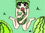 green anime
