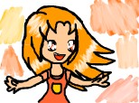 anime orange girl