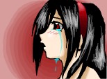 anime crying girl
