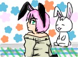 sakura - bunny anime girl