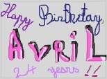 Happy Birthday, Avril Lavigne