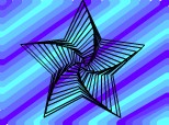 Abstracted Blue Star :X
