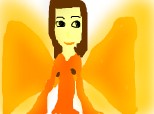 Sun Anime Girl Butterfly