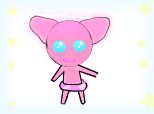 Kawaii pink kitty of Imvu style