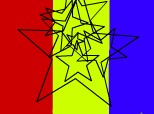 romanians flag and stars