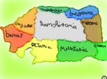 Romania,harta regiunilor istorice