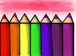 rainbow pencils!
