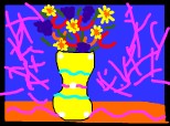 O vaza cu flori