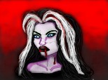 vampire girl colorat 1