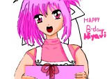 pink anime girl